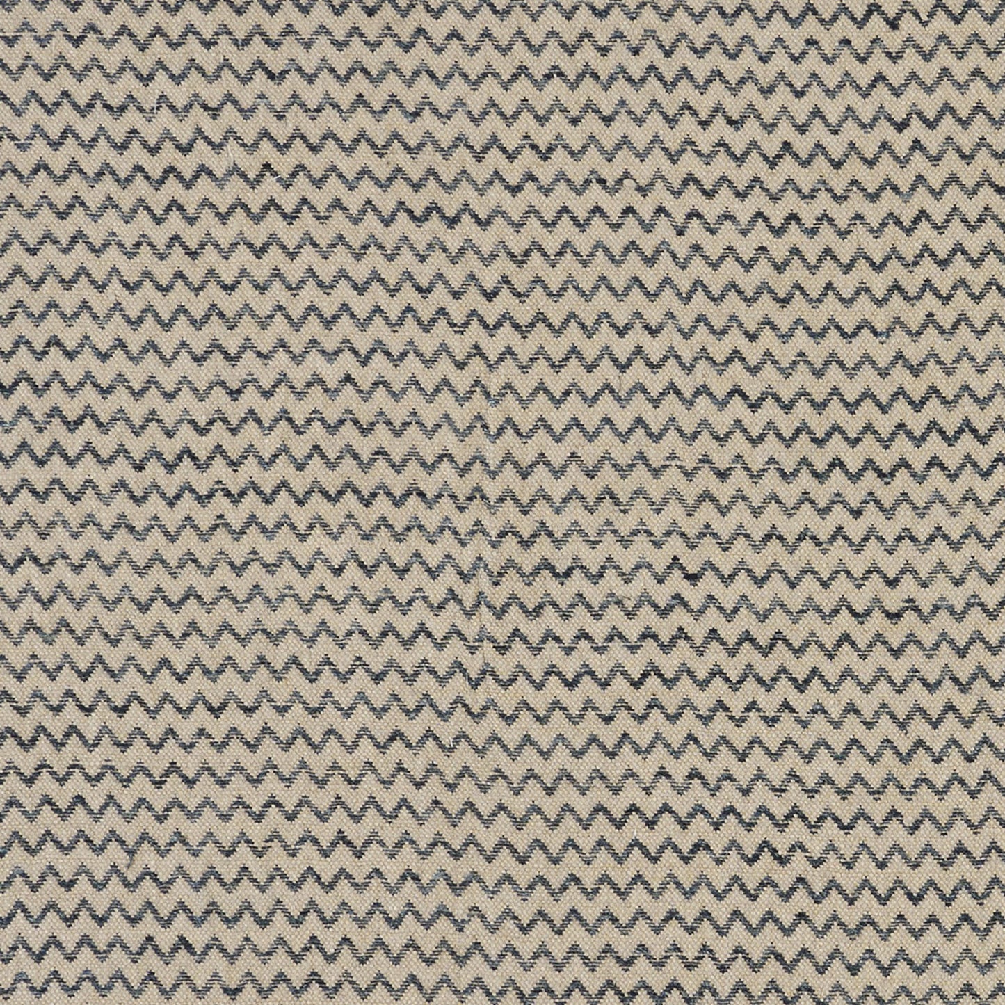 JF Fabrics WILLA 38 Fabric Chevron Beige, Brown, Black, Blue  Linen - 9284938 J9421