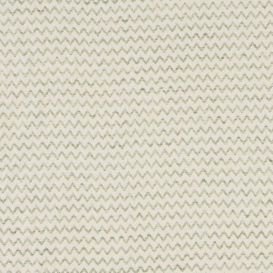JF Fabrics WILLA 71 Fabric Chevron Green, White  Linen - 9284971 J9431