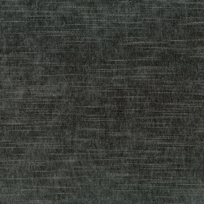 Dark charcoal gray flannel solid fabric with a soft brushed texture; close-up for upholstery.