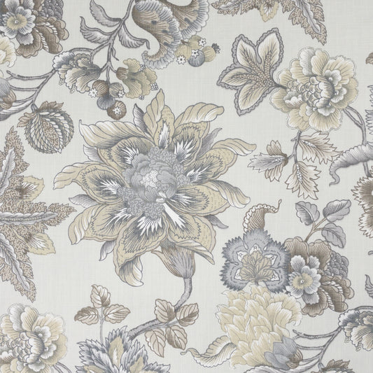 STOUT TEXTILES  MULTIPURPOSE,PRINT TRADITIONAL, FLORAL FLINT,GRANITE   - WIND-2