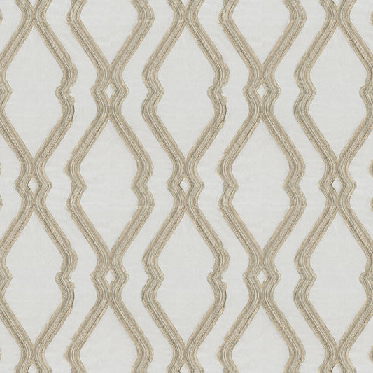 JF Fabrics WINDSWEPT 33 Fabric Ogee,Traditional Beige  Embroidery - 8429933 J8581