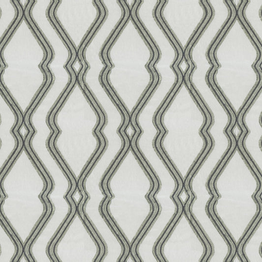 JF Fabrics WINDSWEPT 95 Fabric Ogee,Traditional Grey  Embroidery - 8429995 J8591
