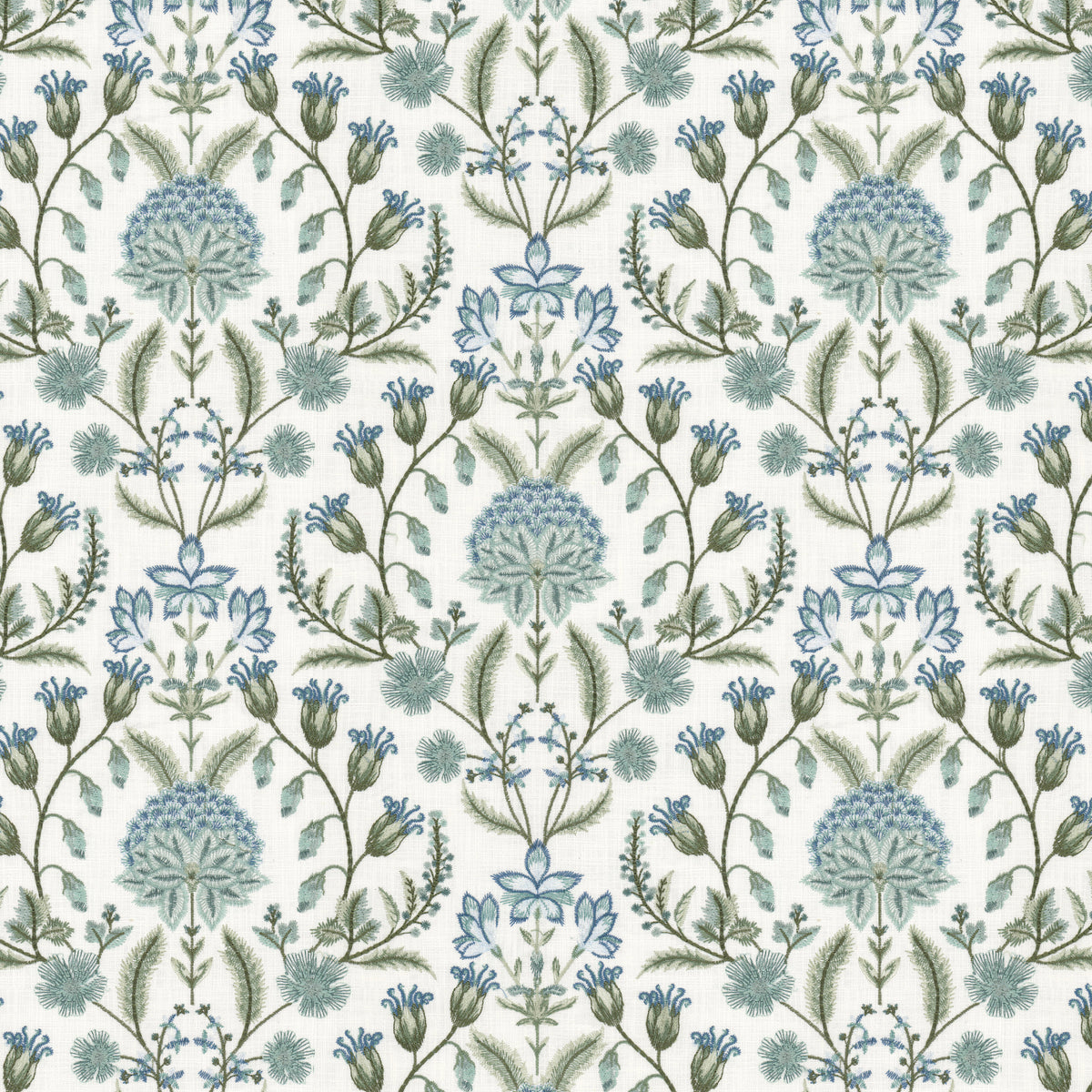 STOUT TEXTILES  MULTIPURPOSE,EMBROIDERIES TRADITIONAL, FLORAL MINERAL   - WINO-3