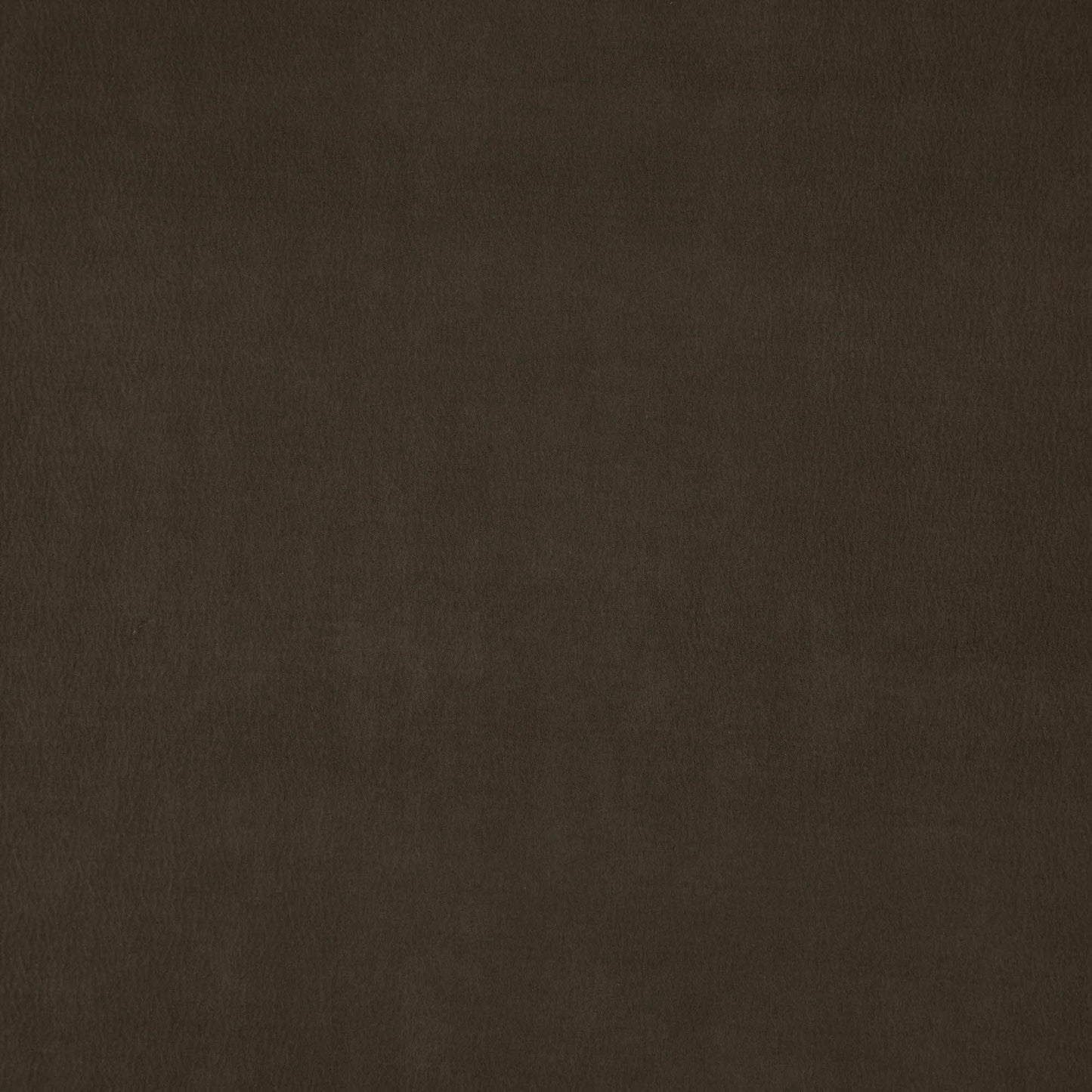 Dark brown faux suede fabric texture swatch.