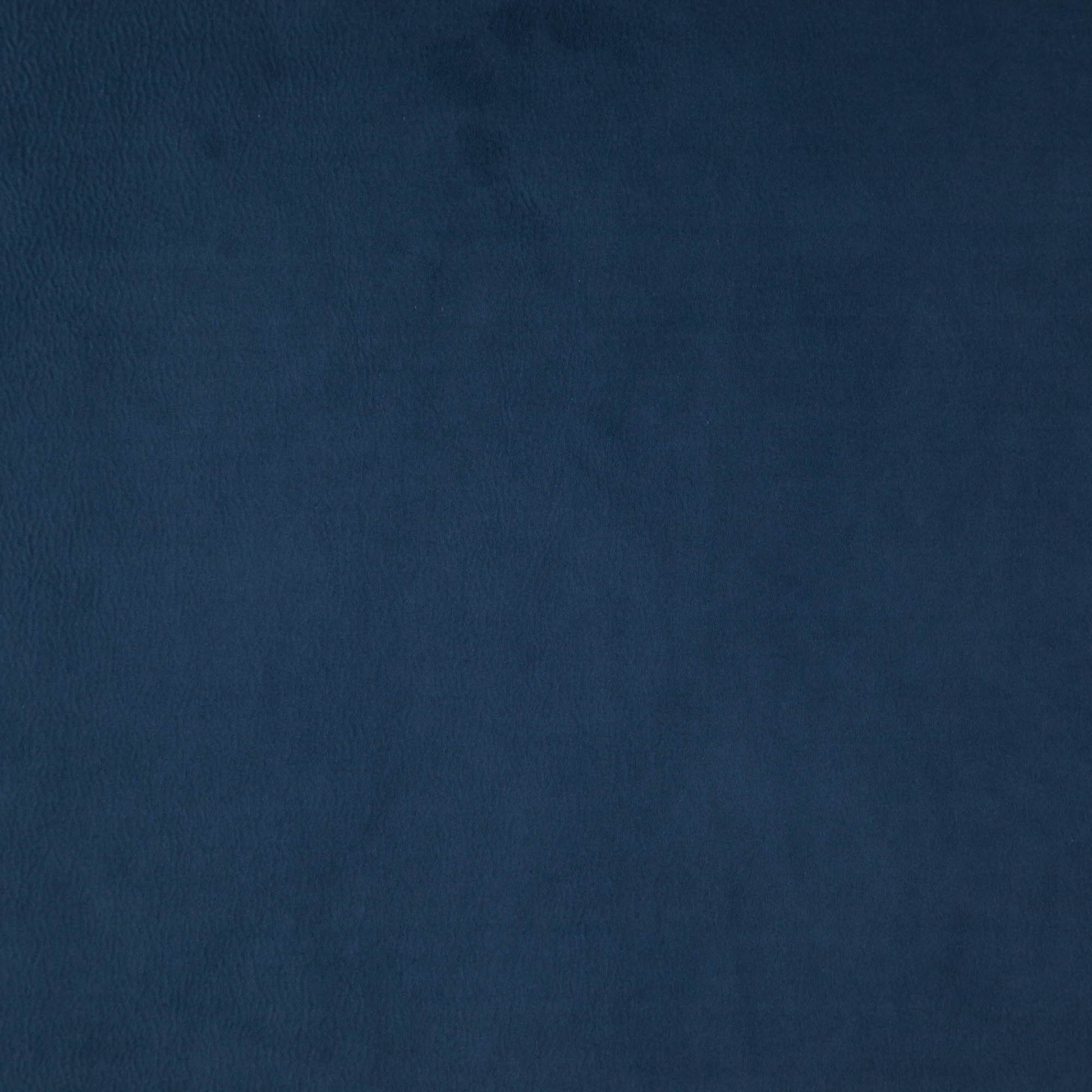 Dark navy blue faux suede fabric texture with subtle grain.