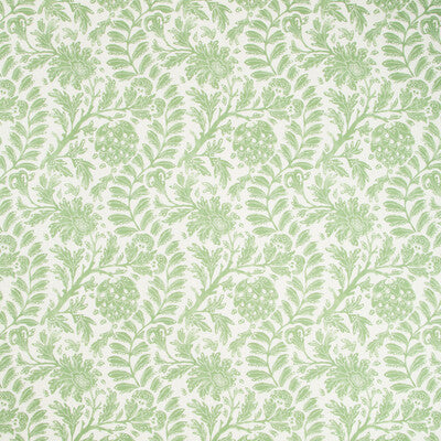 KRAVET BASICS PRINT  WHITE,GREEN,   - WOLLERTON.3.0