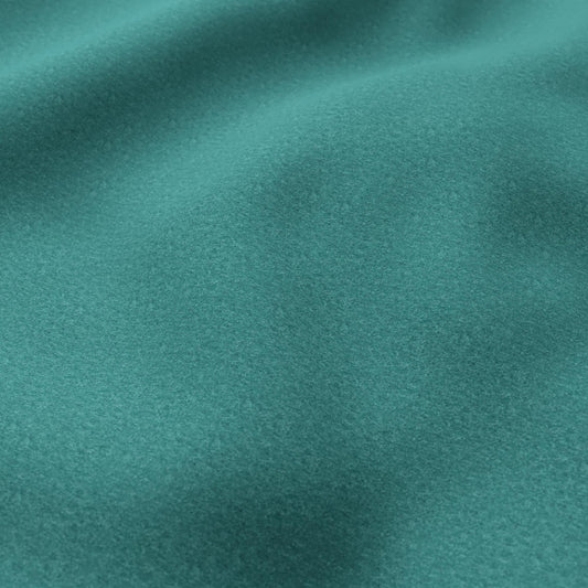 JF Fabrics JF Everyday, FibreGuard WOOLISH 64 Fabric Textured, Plain Blue, Teal  Velvet - 8949364 J9141