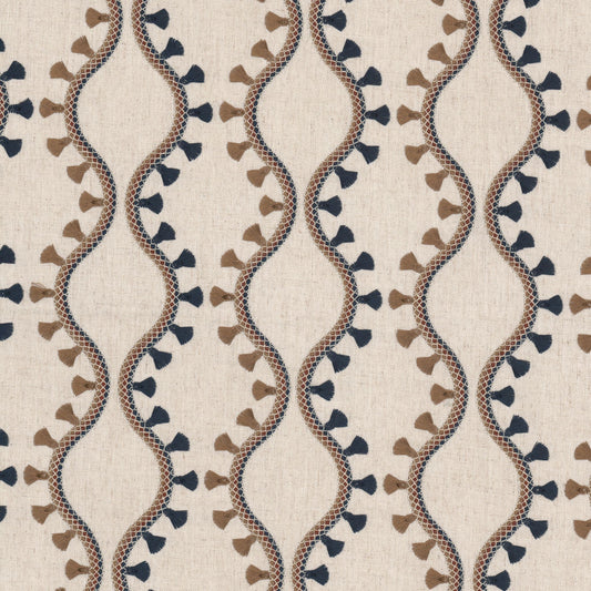 STOUT TEXTILES  DRAPERY,EMBROIDERIES TRANSITIONAL,, OGEE JEWEL   - WORC-1