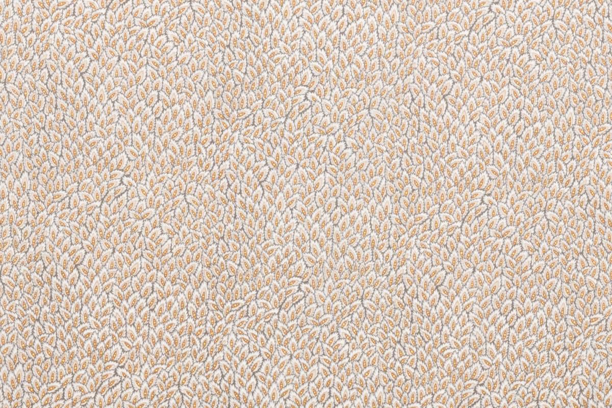 SCALAMANDRE OUTLET  FABRIC LES FEUILLES PRINT  FABRIC CHARCOAL   - WPP00051178 NEW SKU # WPP11780005