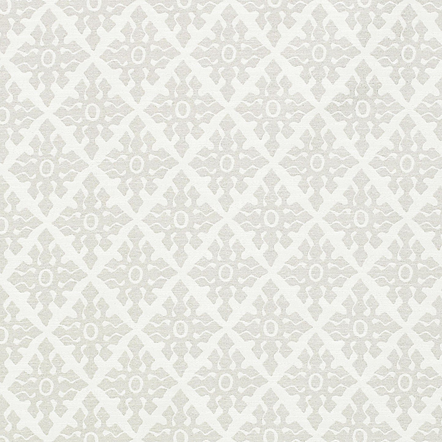 SCALAMANDRE OUTLET  FABRIC ORNAMENTAL STAR  FABRIC GREY   - WR 0001285B