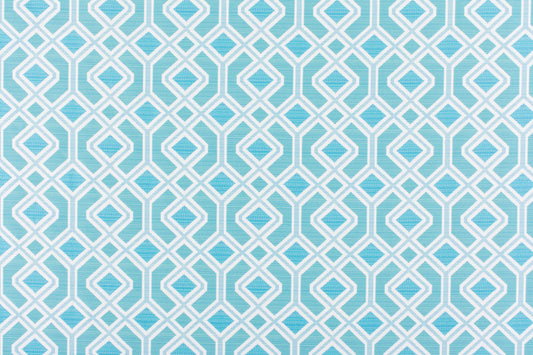 SCALAMANDRE OUTLET  FABRIC OAK BLUFF  FABRIC TURQUOISE   - WR 00022995