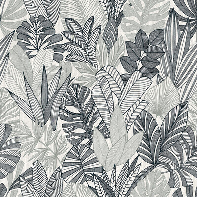 WINFIELD THYBONY CORNISH LANE PRINT---BOTANICAL & FLORAL GREY,DARK BLUE,   - WTK20200.WT.0