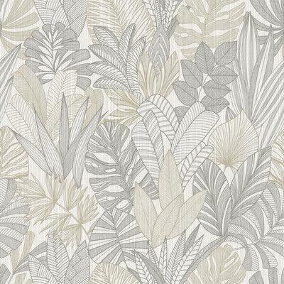 WINFIELD THYBONY CORNISH LANE PRINT---BOTANICAL & FLORAL TAUPE,BEIGE,   - WTK20207.WT.0