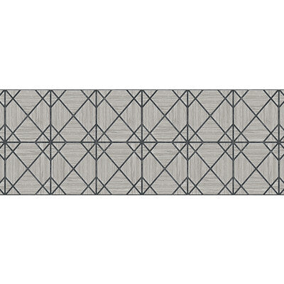 WINFIELD THYBONY MIDWAY AVE 54 VINYL/FAUX LEATHER--MODERN-GEOMETRIC GREY,CHARCOAL,   - WTK25610.WT.0