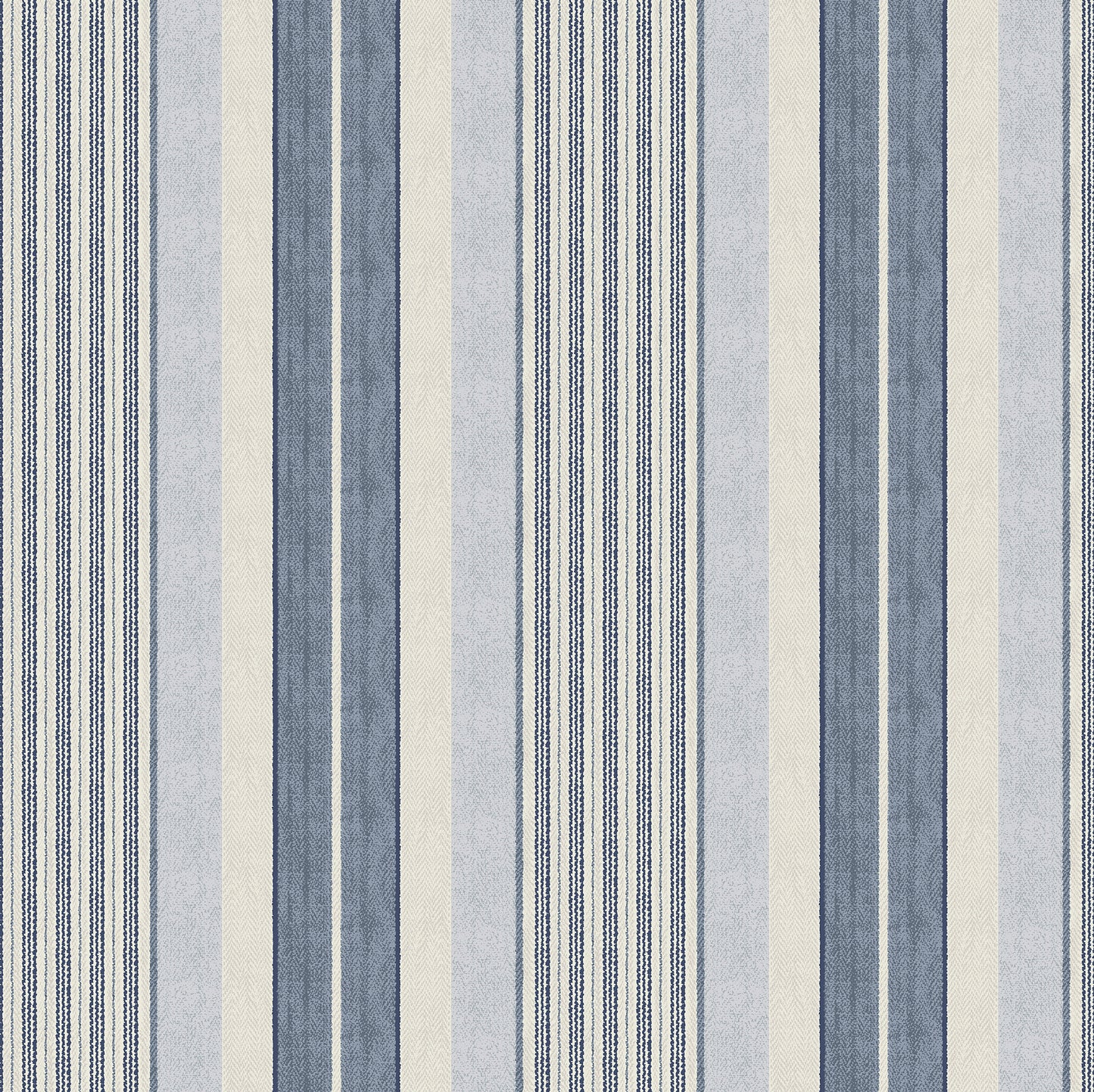 Blue vertical striped wallpaper; peel-and-stick.