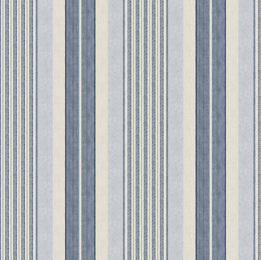 York Wallcoverings NuWallpaper Escot Blue Peel and Stick Wallpaper Graphics Transitional Blue  Current Peel & Stick - WVS6475