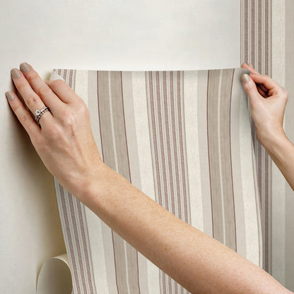 York Wallcoverings NuWallpaper Escot Red Peel and Stick Wallpaper Graphics Transitional Red  Current Peel & Stick - WVS6476