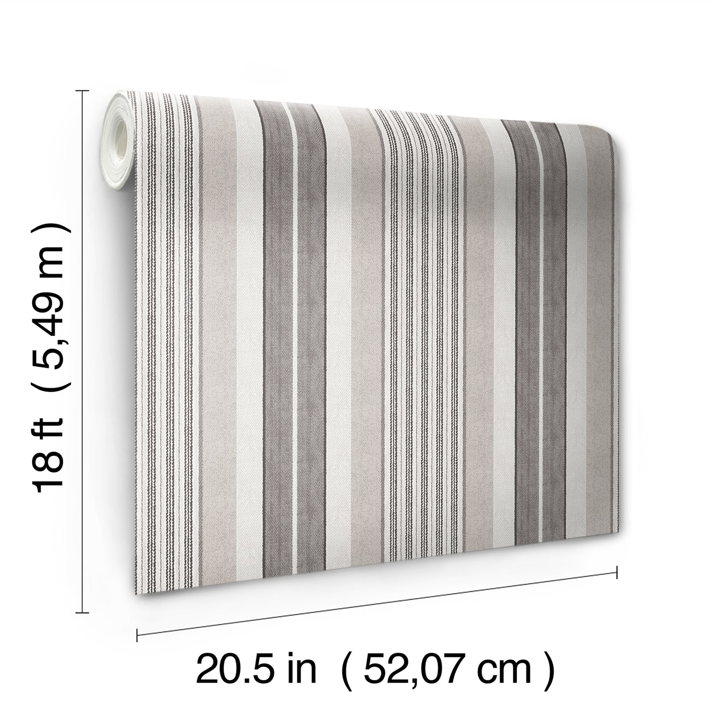 York Wallcoverings NuWallpaper Escot Charcoal Peel and Stick Wallpaper Graphics Transitional Charcoal  Current Peel & Stick - WVS6477