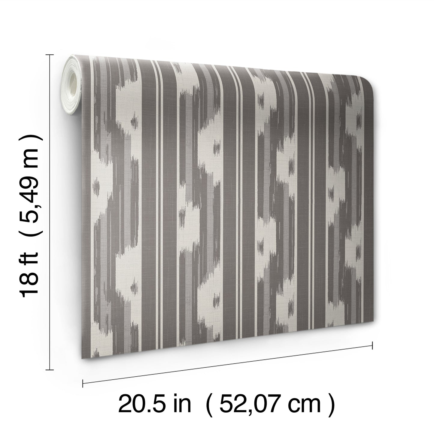 York Wallcoverings NuWallpaper Ojai Charcoal Peel and Stick Wallpaper Graphics Transitional Charcoal  Current Peel & Stick - WVS6486