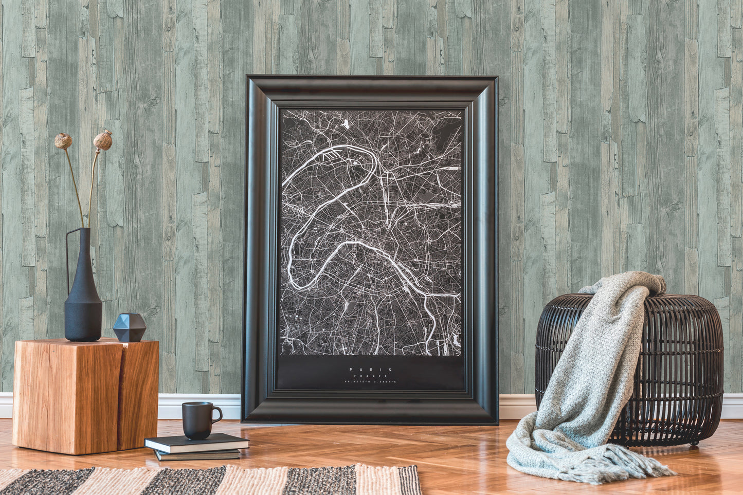 GALERIE WALLCOVERINGS The Woods and Wicker    Green   - WW22214