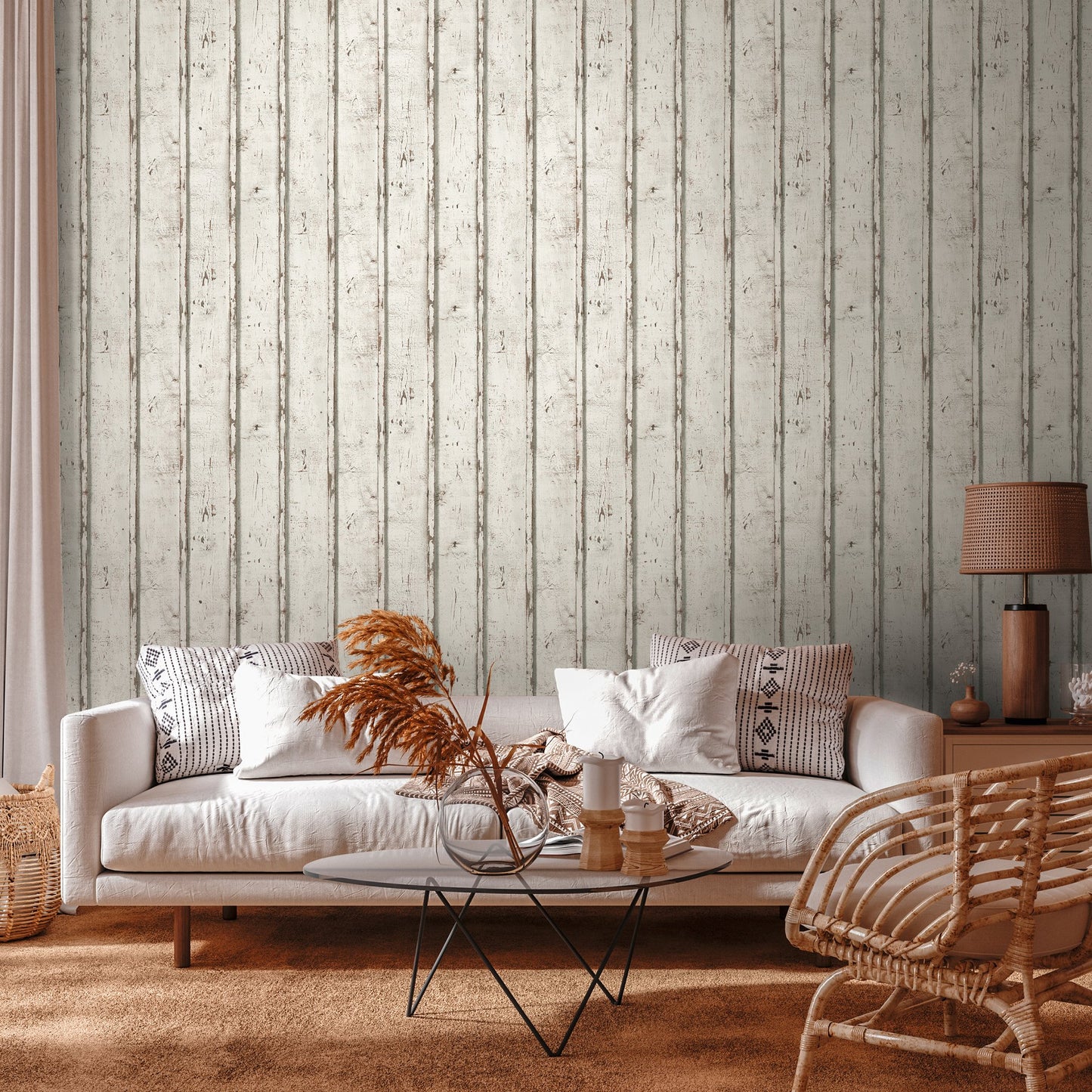 GALERIE WALLCOVERINGS The Woods and Wicker    Silver - Grey   - WW22233