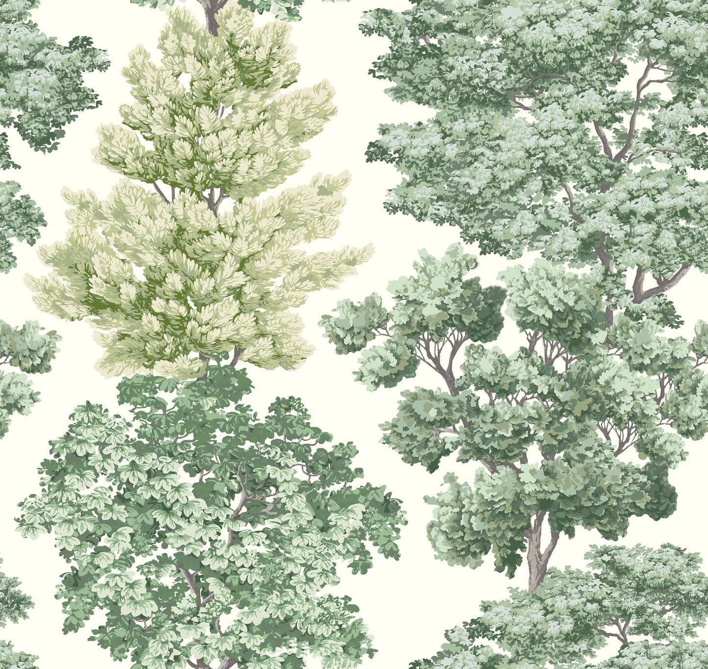 SCALAMANDRE  CENTRAL PARK WALLCOVERING SCENIC GREEN   - WW 0001WP88583D NEW SKU # WWWP88583D0001