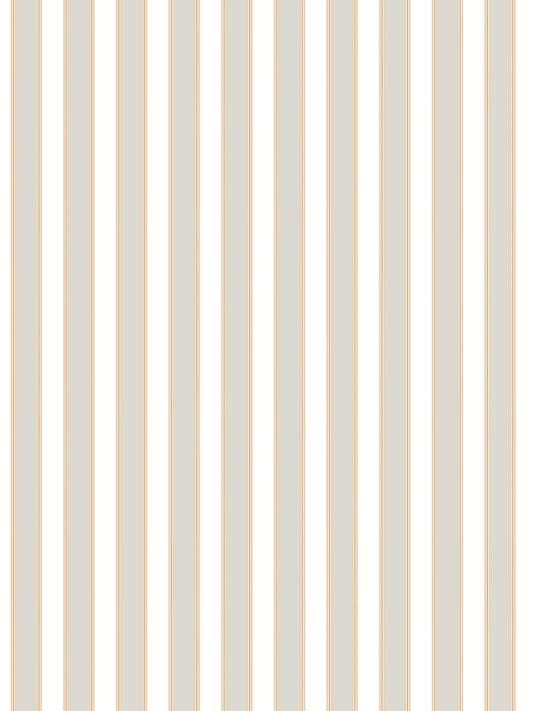 Vertical cream, beige and light gray striped wallpaper for walls.