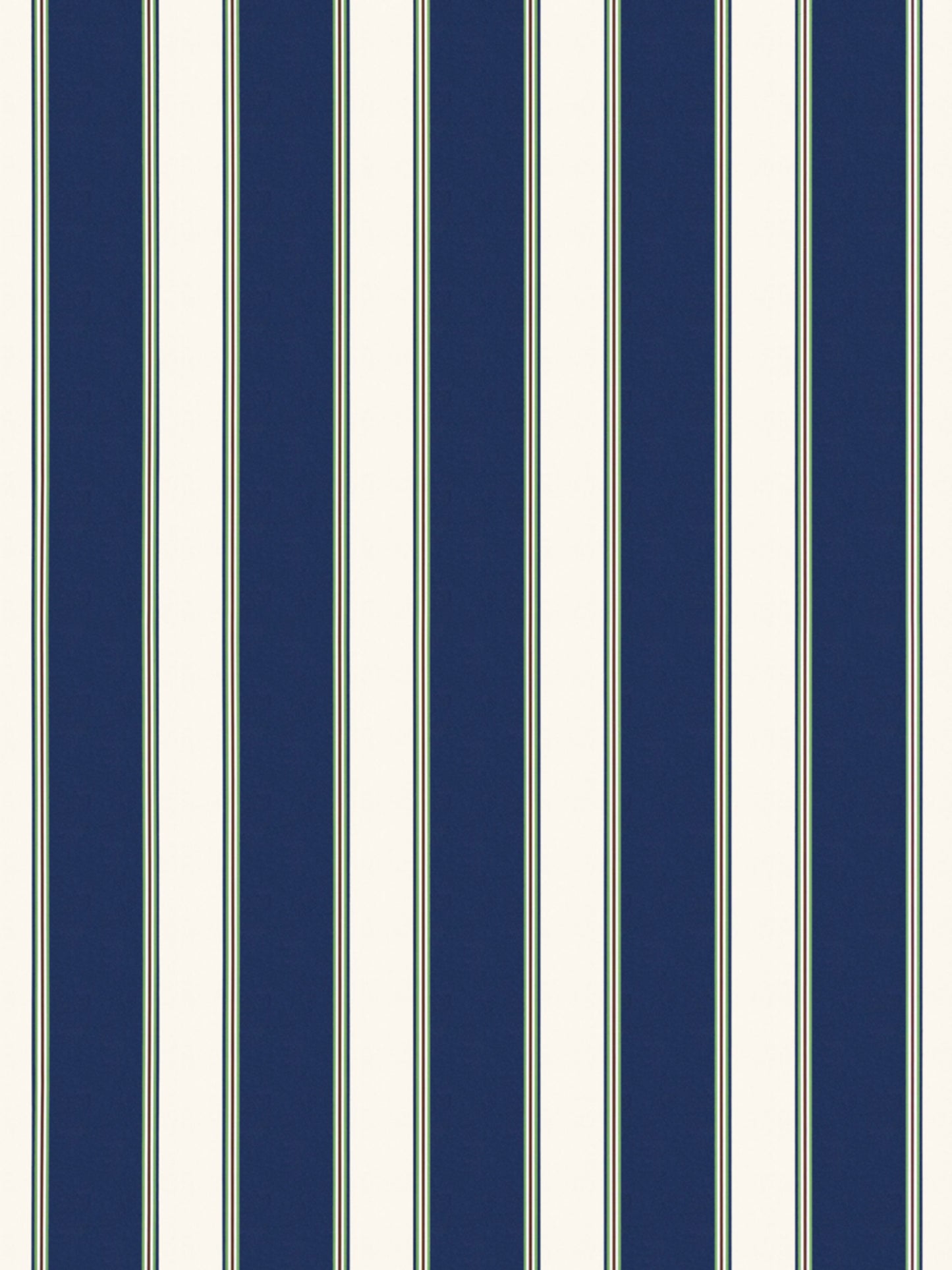 Navy blue and ivory vertical stripe wallpaper pattern.