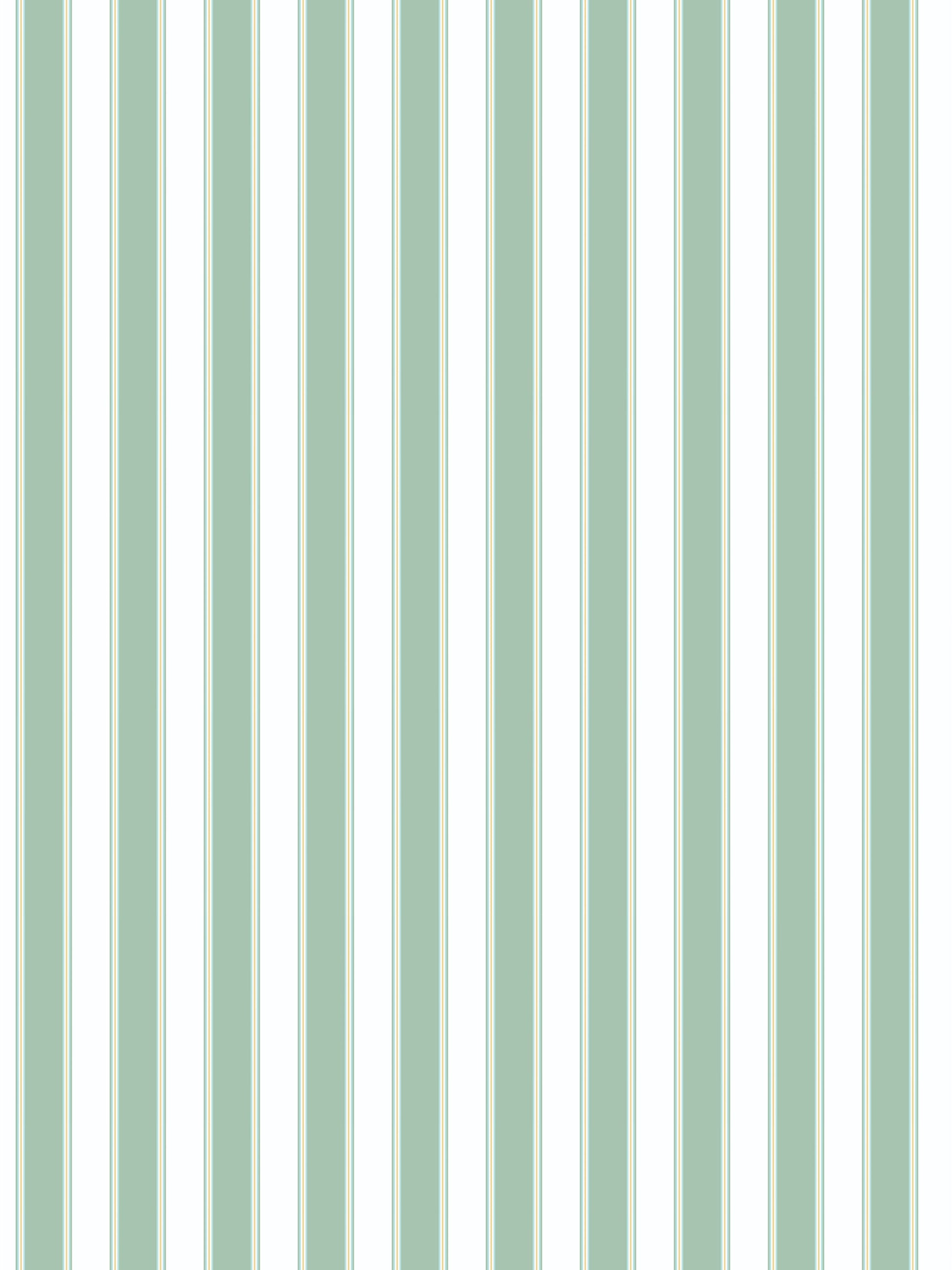 Mint green and white vertical stripe wallpaper pattern