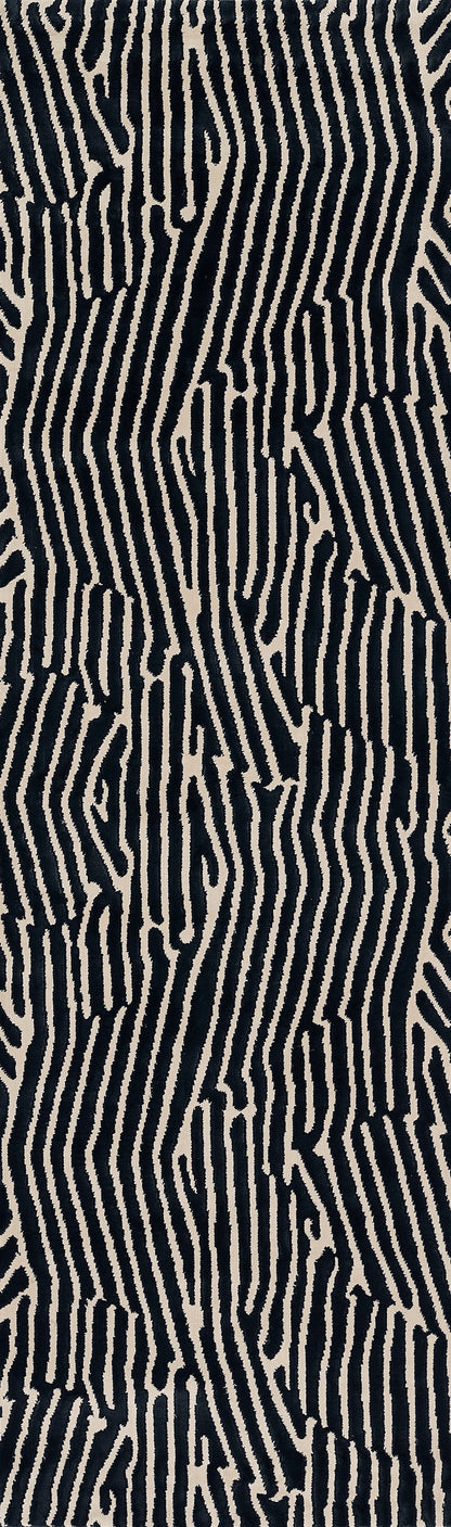 Momeni Rugs   Xander 4'X6'    - XANDEXAN-2BLK3B57