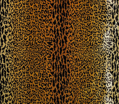 SCALAMANDRE  LEOPARD VELVET FABRIC GOLD / BROWN   - Y0 00010690 NEW SKU # Y006900001