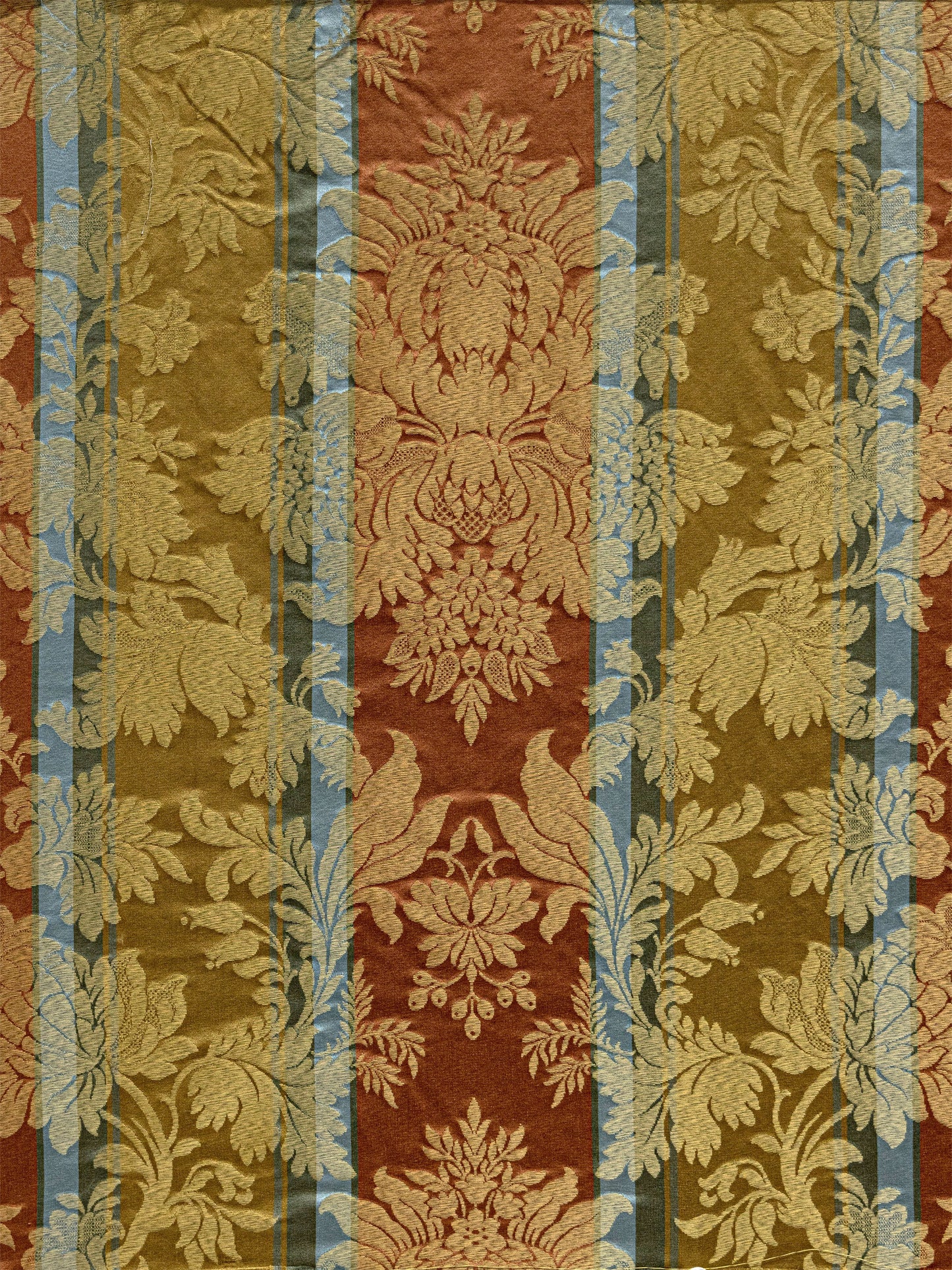 SCALAMANDRE  URBINO IMBERLINE FABRIC GOLD MULTI   - Y0 00026477