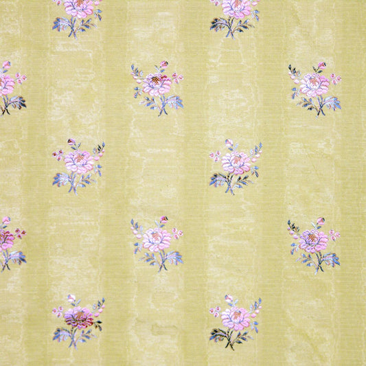 SCALAMANDRE OUTLET  FABRIC CANELO  FABRIC MULTI ON YELLOW   - Y0 00535729 NEW SKU # Y057290053