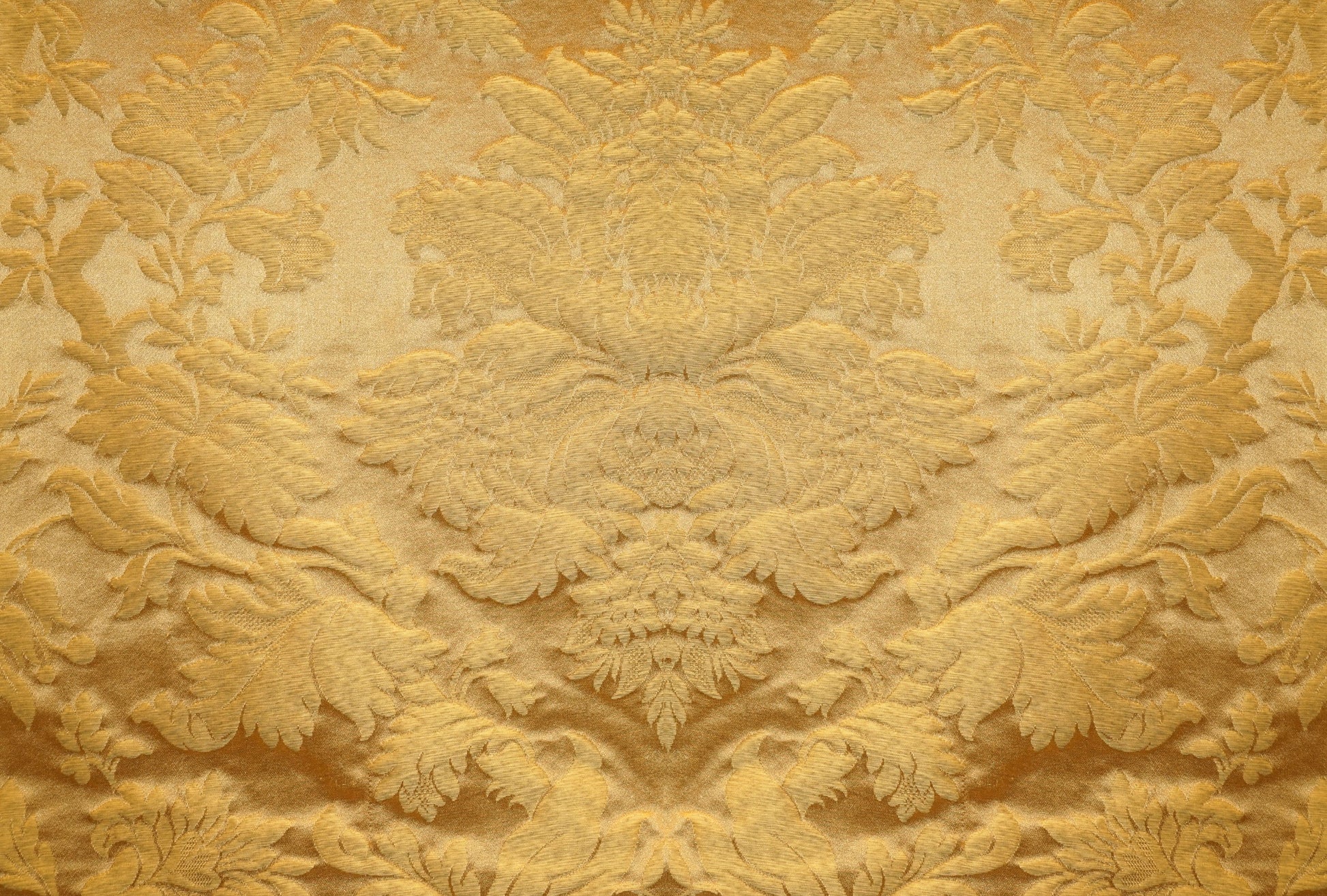 SCALAMANDRE  URBINO DAMASK FABRIC GOLD   - Y0 00866470