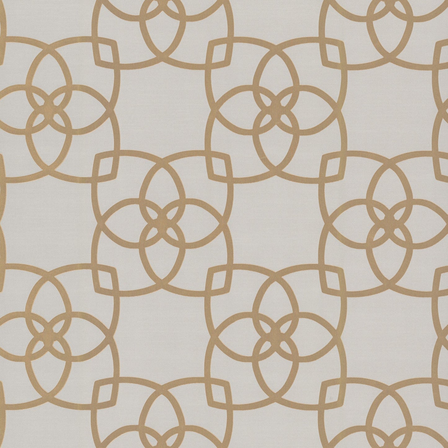 York Wallcoverings Antonina Vella Serendipity Cream and Gold Metallic Wallpaper  Geometrics Metallics   - Y6200202