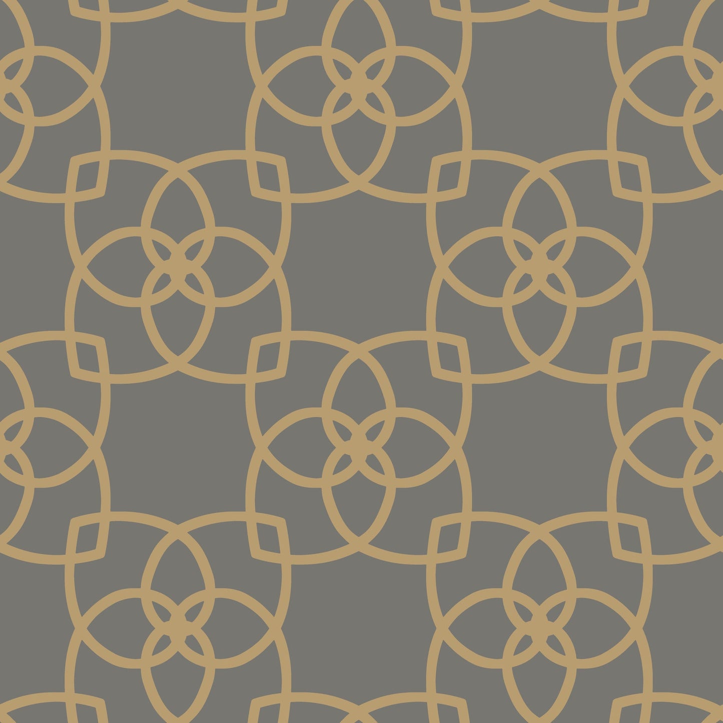 York Wallcoverings Antonina Vella Serendipity Grey and Gold Metallic Wallpaper  Geometrics Greys   - Y6200204