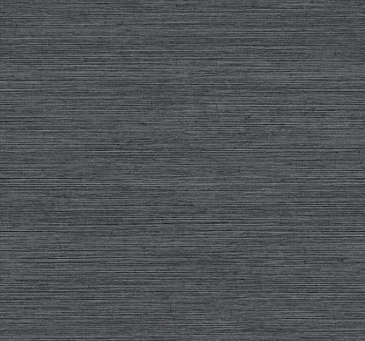 York Wallcoverings Inspired by Color Shining Sisal Grasscloth Black Metallic Wallpaper  Grasscloth Blacks   - Y6200903