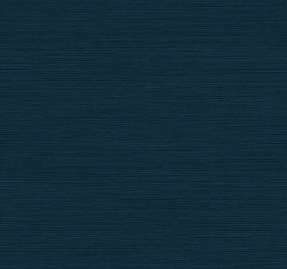 York Wallcoverings Inspired by Color Shining Sisal Grasscloth Dark Blue Metallic Wallpaper  Faux Grasscloth Blues   - Y6200907
