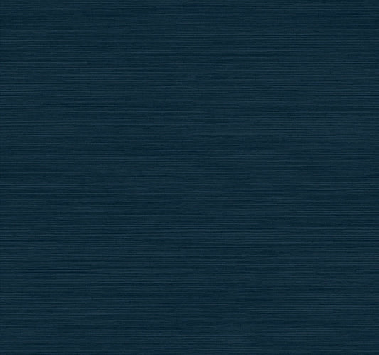York Wallcoverings Inspired by Color Shining Sisal Grasscloth Dark Blue Metallic Wallpaper  Faux Grasscloth Blues   - Y6200907