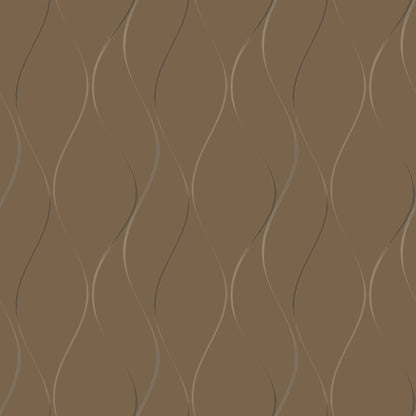 York Wallcoverings Antonina Vella Wavy Stripe Tan Metallic Wallpaper  Stripes Metallics   - Y6201406