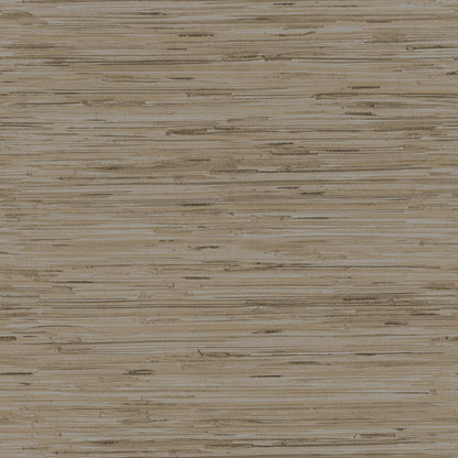 York Wallcoverings York Wallcoverings Lustrous Grasscloth Silver and Taupe Wallpaper  Faux Grasscloth Neutrals   - Y6201604