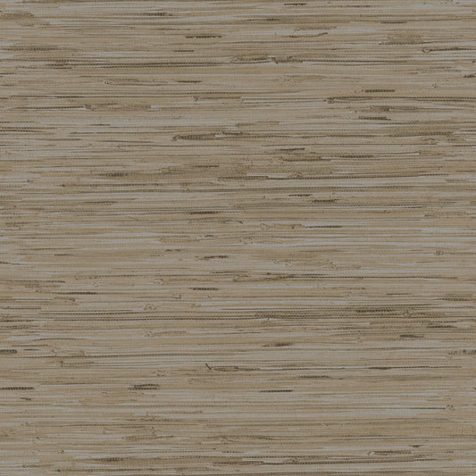 York Wallcoverings York Wallcoverings Lustrous Grasscloth Silver and Taupe Wallpaper  Faux Grasscloth Neutrals   - Y6201604