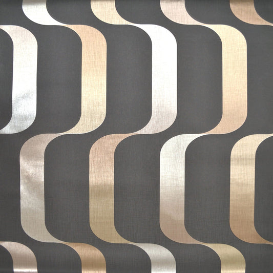 York Wallcoverings York Wallcoverings Ribbon Black Wallpaper  Stripes Blacks   - Y6221003