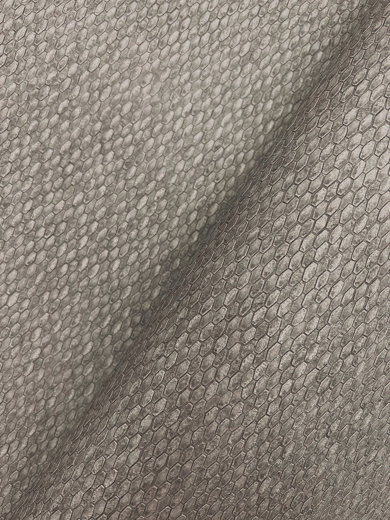 York Wallcoverings Tea Garden II Stretched Hexagons Dark Silver Wallpaper Glam Small Prints Greys   - Y6231106