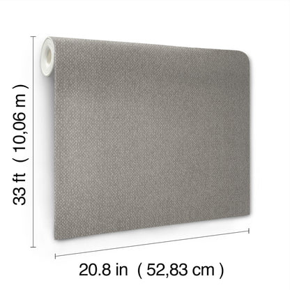 York Wallcoverings Tea Garden II Stretched Hexagons Dark Silver Wallpaper Glam Small Prints Greys   - Y6231106