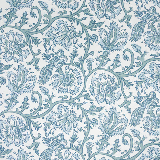 STOUT TEXTILES  MULTIPURPOSE,PRINT TRADITIONAL, FLORAL SEAGLASS   - YAPP-1