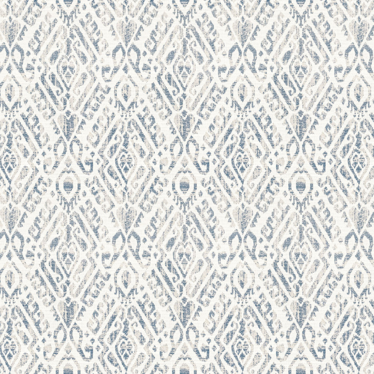 STOUT TEXTILES  MULTIPURPOSE,WOVENS TRADITIONAL, IKAT PORCELAIN,WEDGEWOOD   - YARD-1