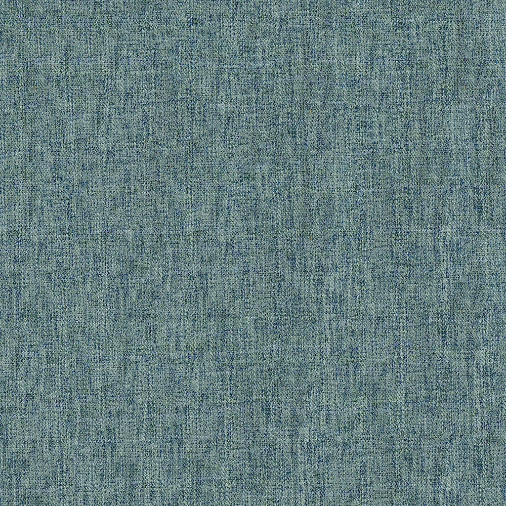 Teal-blue solid color fabric swatch with a subtle gradient and a smooth matte finish.
