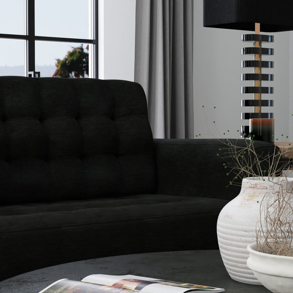 NICHOLASJOHN INC NJ-WATTS Ebony Solid   Fabric - NJ25-3829