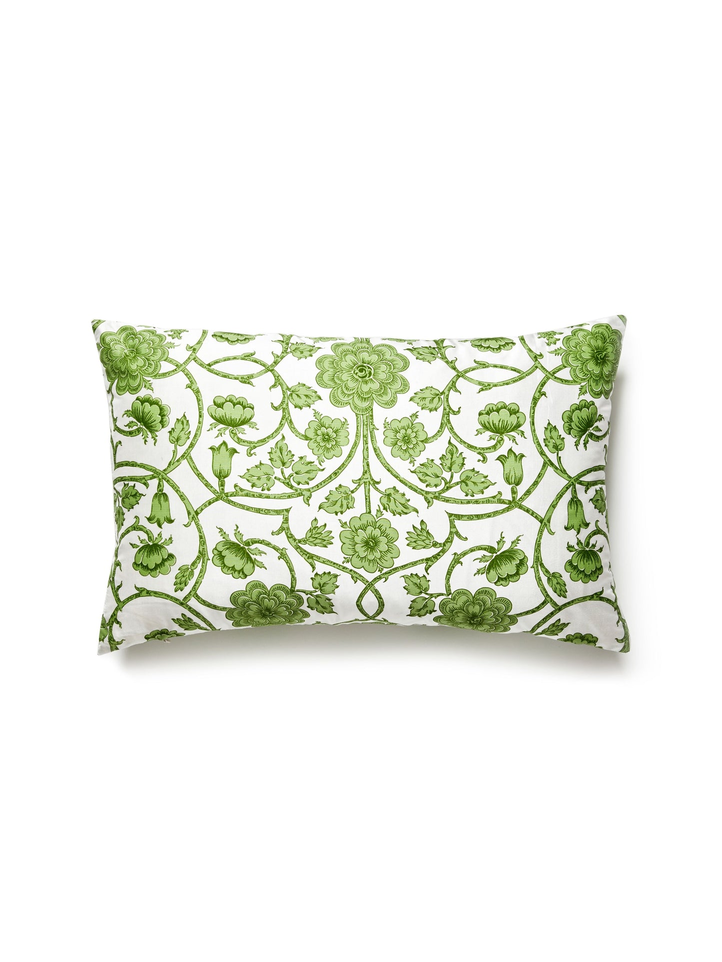 SCALAMANDRE PILLOWS   FLORAL 
SCROLL LUMBAR    - YD 0001LBDK5736 NEW SKU # YDLBDK57360001